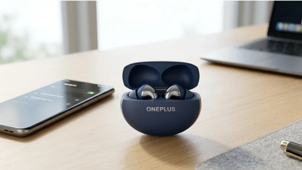 OnePlus Buds Pro 3 premium wireless earbuds and charging case review image