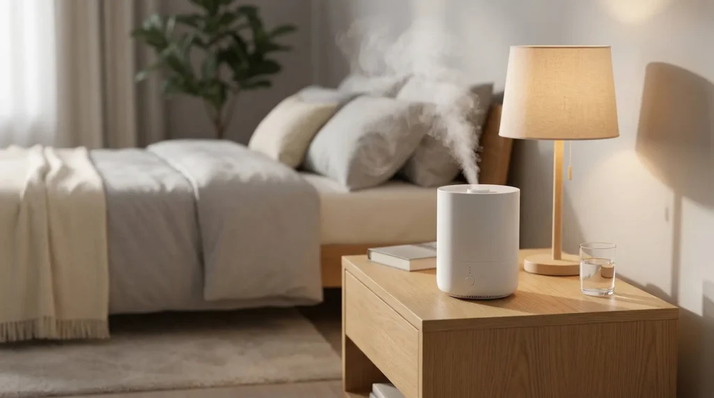 best humidifier for bedroom nightstand sleep environment