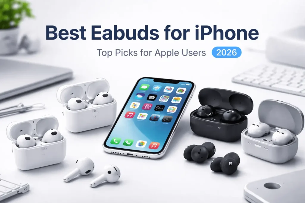 Best earbuds for iPhone 2026 wireless earbuds comparison with iPhone and charging cases