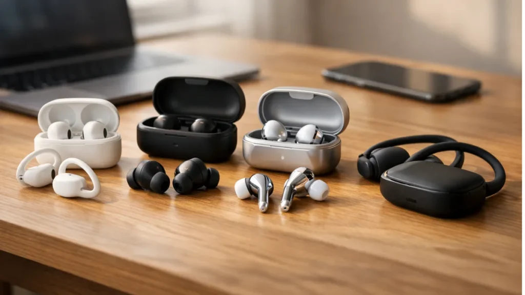 how to choose wireless earbuds 2026 guide comparison different types earbuds