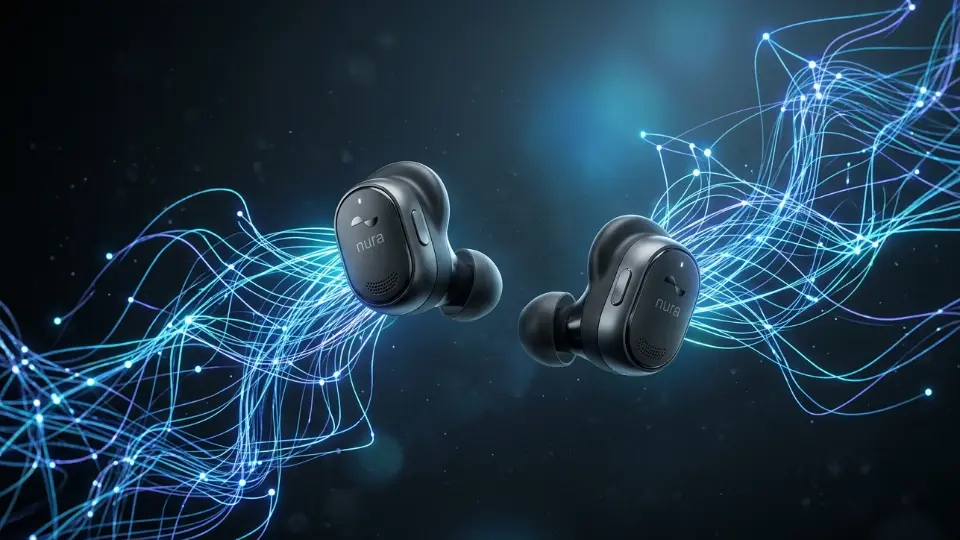 AI in earbuds 2026 showing adaptive noise cancelling and real-time audio processing
