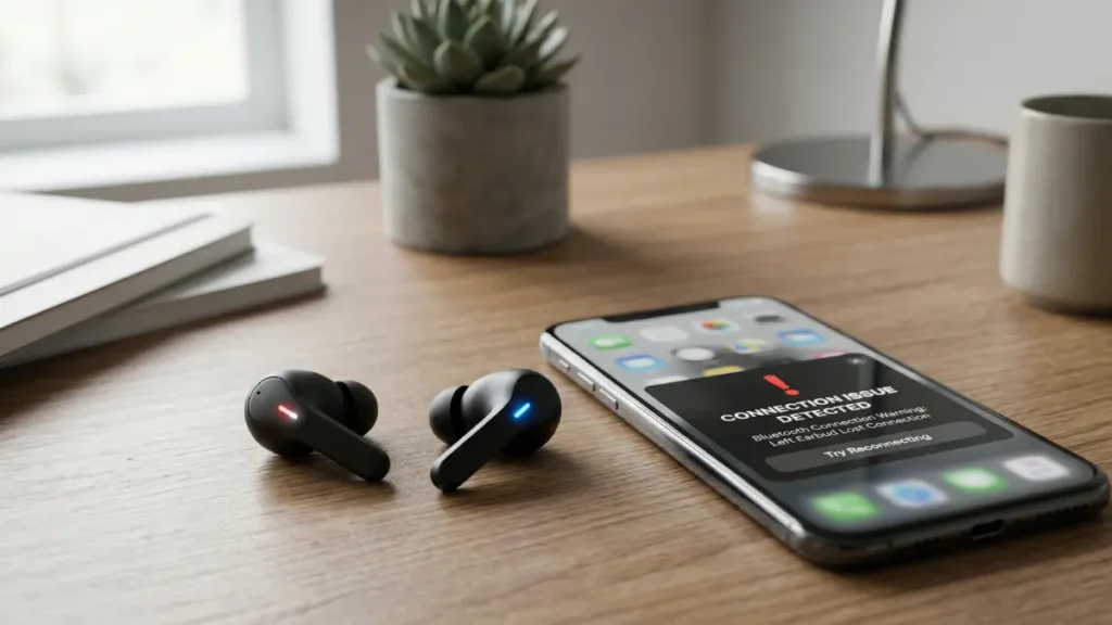 Wireless earbuds keep disconnecting due to Bluetooth interference